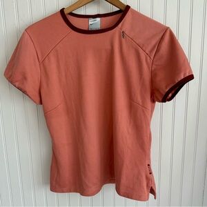Nike Running Top Size Small Orange Coral